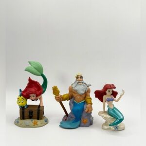 Vintage 90’s Disney Store The Little Mermaid Lil Classics PVC Figures Ariel
